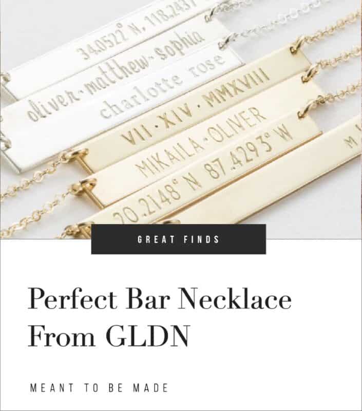 Perfect Bar Necklace