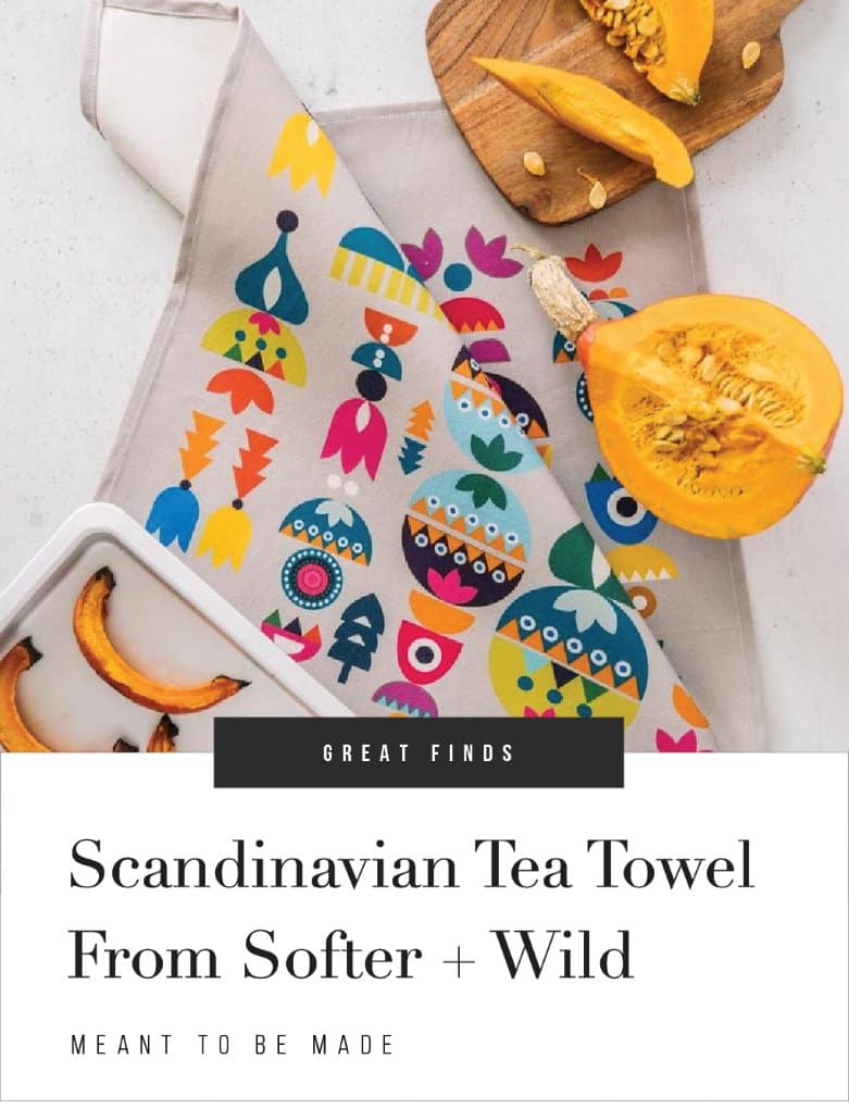 Scandinavian Tea Towel From Softer_Wild