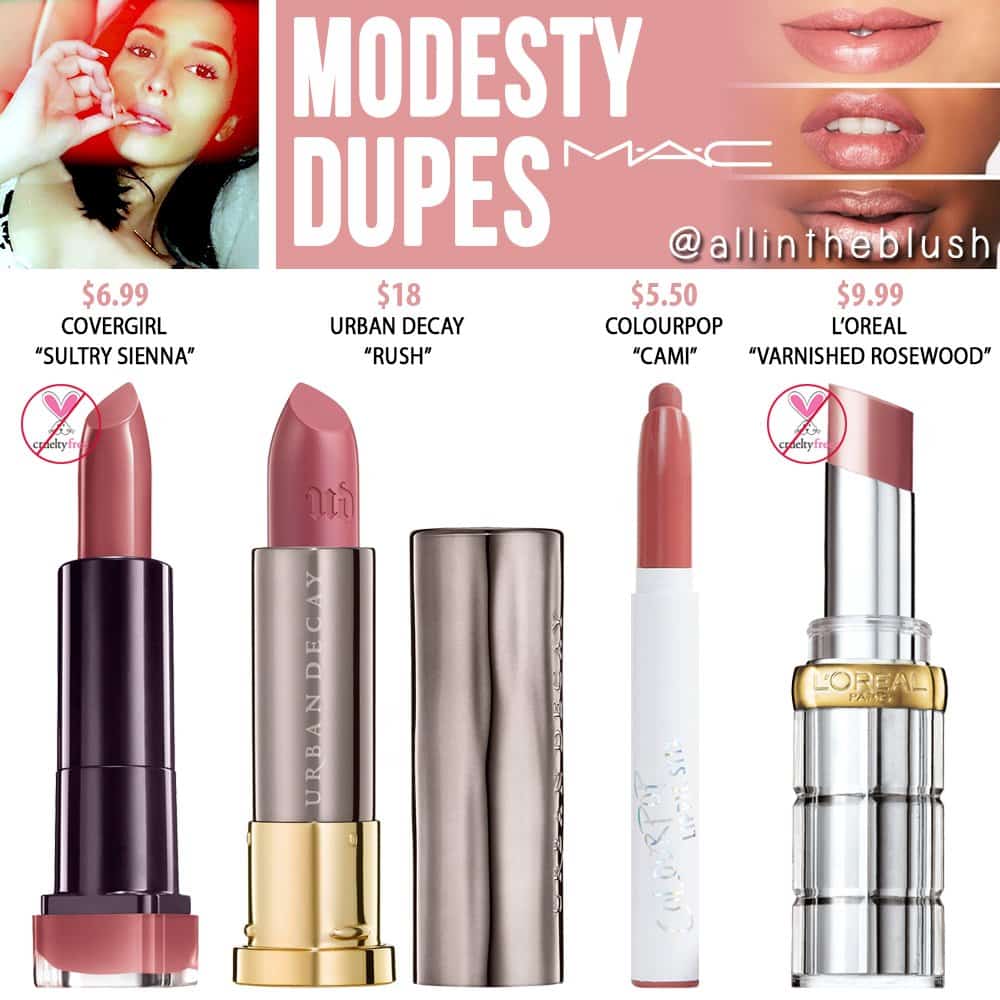 MAC-Modesty-Lipstick-Dupes