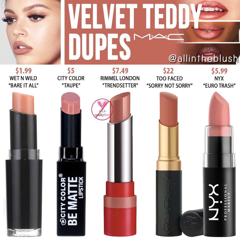 MAC-Velvet-Teddy-Lipstick-Dupes