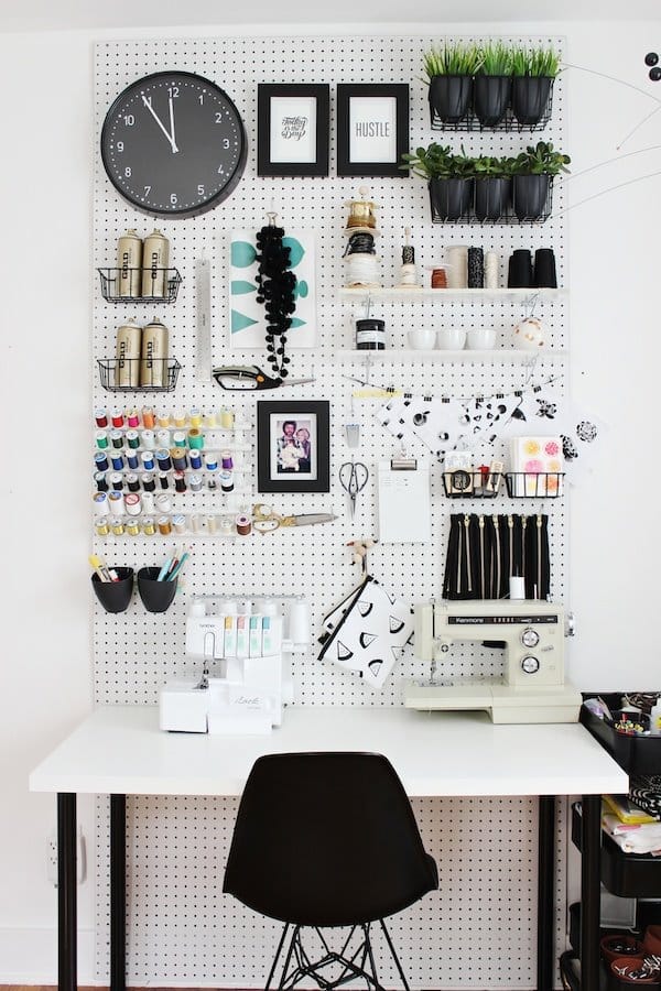 Use-a-Pegboard-For-Vertical-Storage